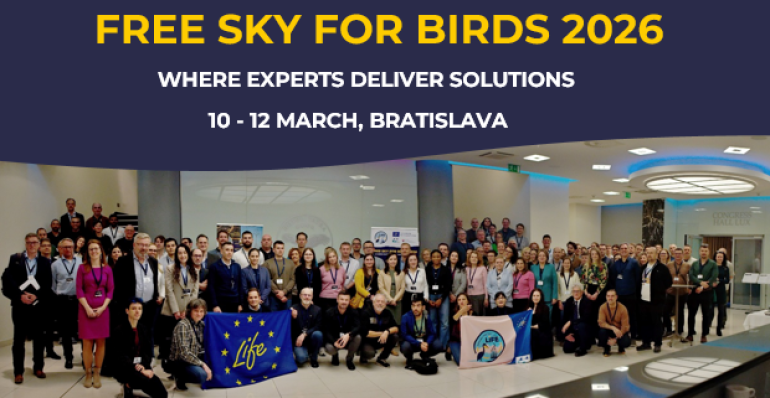 FREE SKY FOR BIRDS 2026 CONFERENCE: BIRD CONSERVATION EXPERTS FROM AROUND THE WORLD GATHERED IN BRATISLAVA